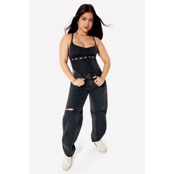 New Yitty Spotlight Shaping Demi Cup Thong Bodysuit in Shimmer black Small - Picture 5 of 7